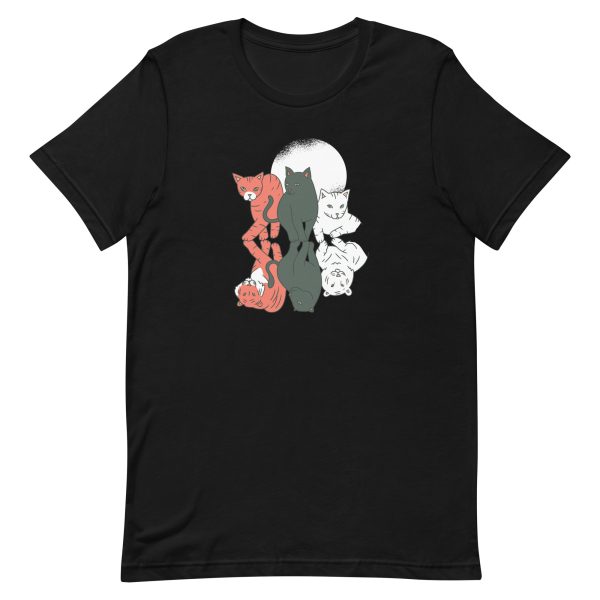 unisex-staple-t-shirt-black-front-6a1acd1a01fa0.jpg Cats and Felines T-Shirt