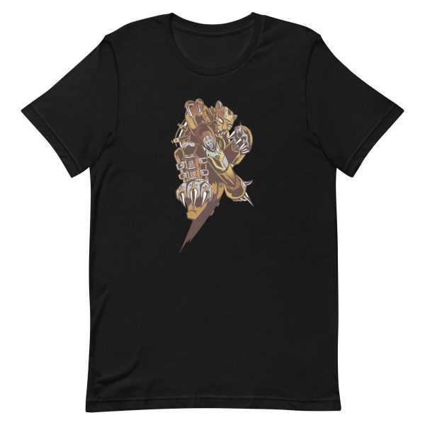 unisex-staple-t-shirt-black-front-6a1acee1078d5.jpg Steampunk Tiger T-Shirt