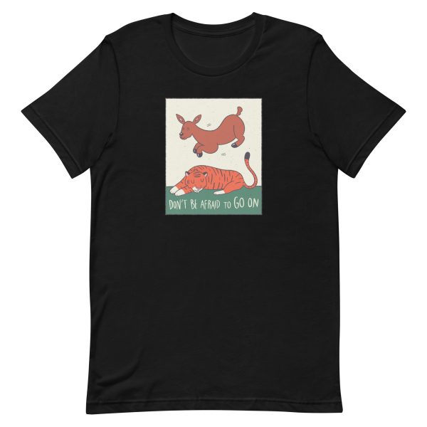 unisex-staple-t-shirt-black-front-6a1acfa2be418.jpg Deer Tiger T-Shirt