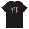 unisex-staple-t-shirt-black-front-6a1ad081eaa4e.jpg Bear and Tiger Flowers T-Shirt
