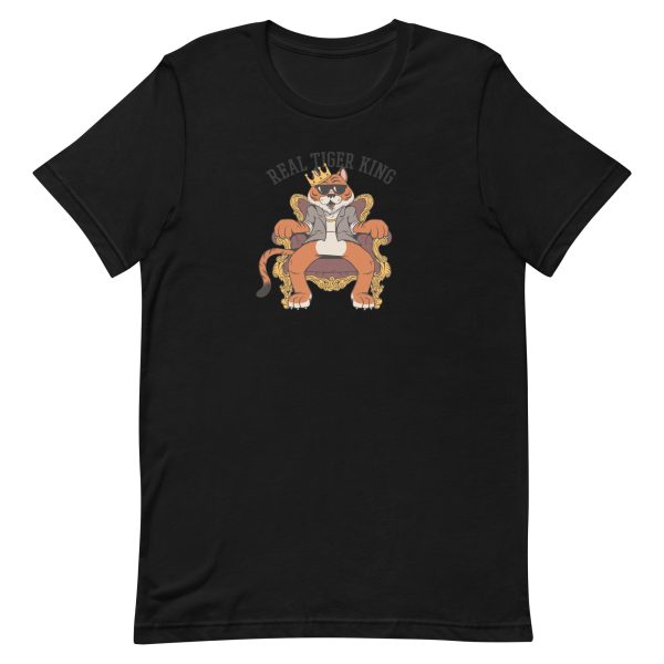 unisex-staple-t-shirt-black-front-6a1ad238edcc9.jpg Real Tiger King T-Shirt