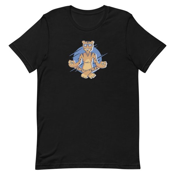 unisex-staple-t-shirt-black-front-6a1ad29303da4.jpg Meditating Tiger T-Shirt