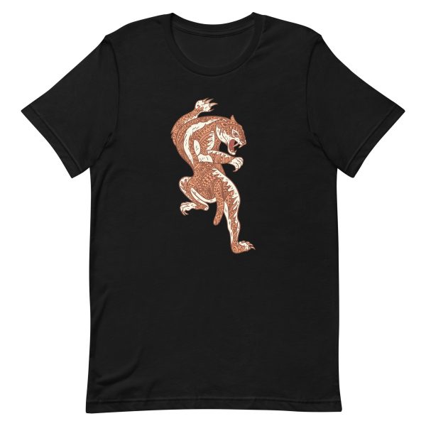 unisex-staple-t-shirt-black-front-6a1ad319bdb1e.jpg Mandala Sabercat T-Shirt