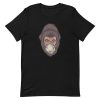 unisex-staple-t-shirt-black-front-6a1ad838895a7.jpg Gorilla Face Mask T-Shirt