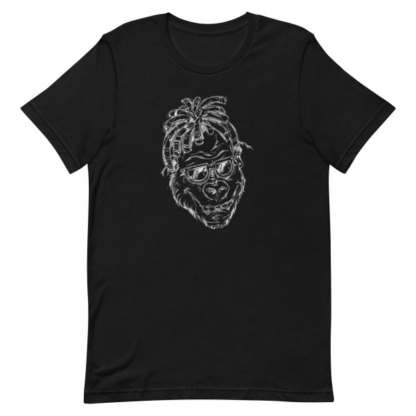 unisex-staple-t-shirt-black-front-6a1ada22aa34e.jpg Gorilla Hand Drawn T-Shirt