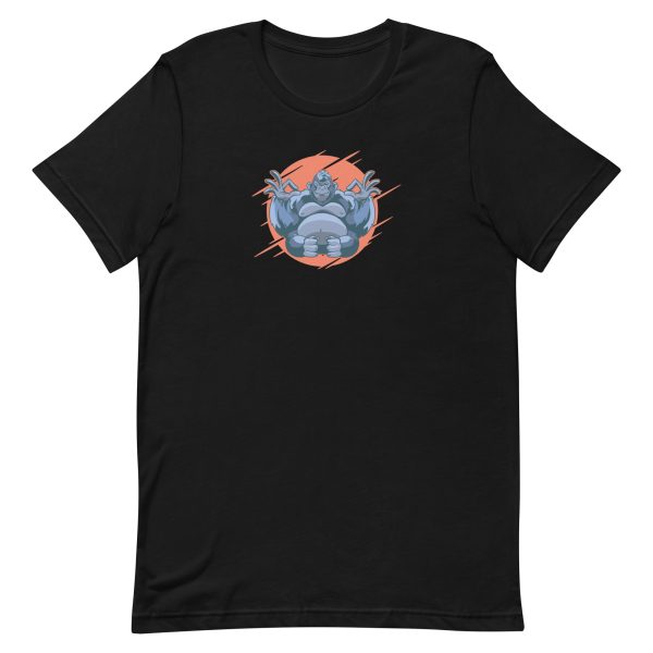 unisex-staple-t-shirt-black-front-6a1ada68d7b64.jpg Gorilla Meditating T-Shirt