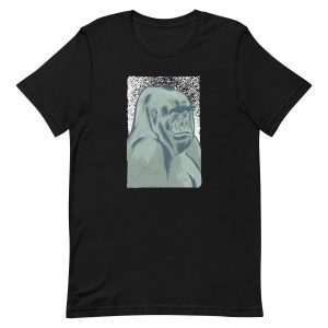 unisex-staple-t-shirt-black-front-6a1aeea85e155.jpg Smiling Gorilla T-Shirt