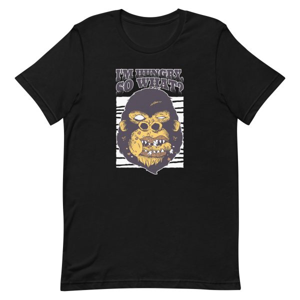 unisex-staple-t-shirt-black-front-6a1aeef161c69.jpg Gorilla Hungry T-Shirt