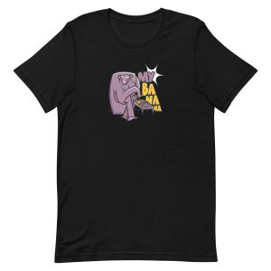 unisex-staple-t-shirt-black-front-6a1af11a842d7.jpg Monkey Stealing T-Shirt