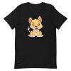 unisex-staple-t-shirt-black-front-6a1af18e296cd.jpg Cute Baby Lion T-Shirt