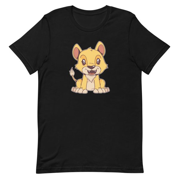 unisex-staple-t-shirt-black-front-6a1af18e296cd.jpg Cute Baby Lion T-Shirt