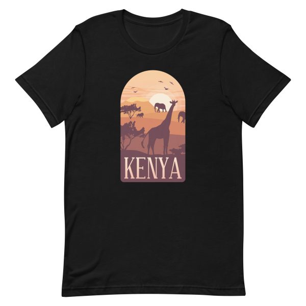 unisex-staple-t-shirt-black-front-6a1af5d1003ee.jpg Kenya Savannah T-Shirt