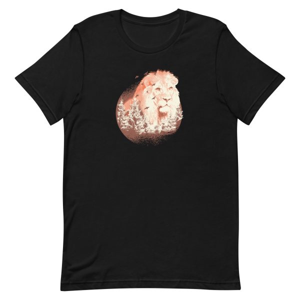 unisex-staple-t-shirt-black-front-6a1b00f2a1d69.jpg Lion Forest T-Shirt