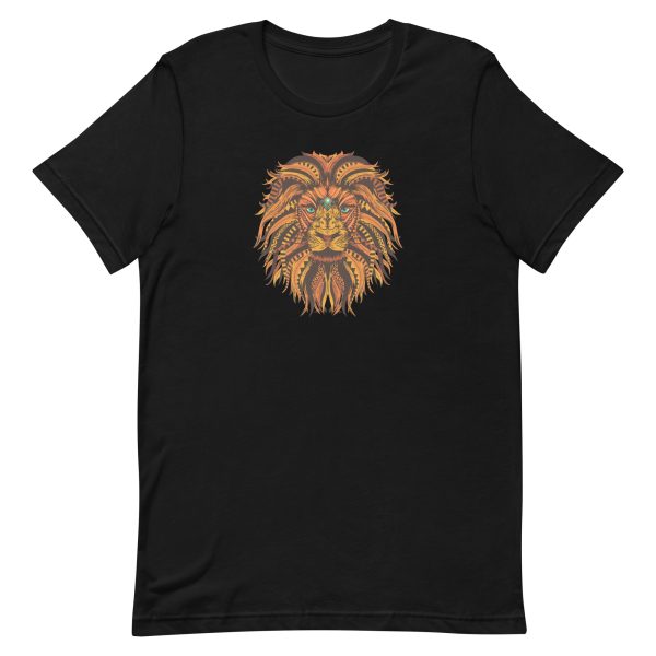 unisex-staple-t-shirt-black-front-6a1b030d78c8a.jpg Lion Mandala T-Shirt