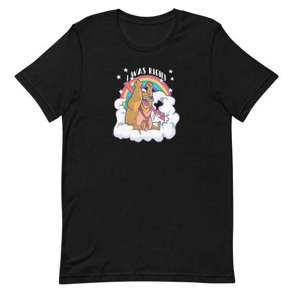 unisex-staple-t-shirt-black-front-6a1bc4ab322a5.jpg I Was Right Bear Market T-Shirt