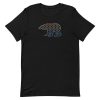 unisex-staple-t-shirt-black-front-6a1bc6bfd56fe.jpg Hexagon Polar Bear T-Shirt