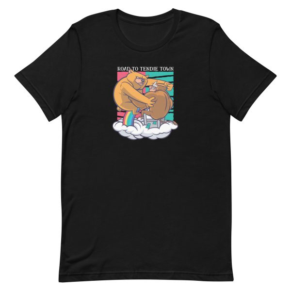 unisex-staple-t-shirt-black-front-6a1bc7f64b0f4.jpg Bear Fighting Bull T-Shirt