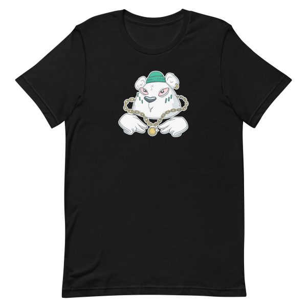 unisex-staple-t-shirt-black-front-6a1bdd2f770da.jpg Gangsta Bear T-Shirt