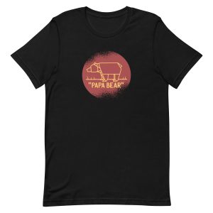 unisex-staple-t-shirt-black-front-6a1bddeaa4f87.jpg Papa Bear T-Shirt
