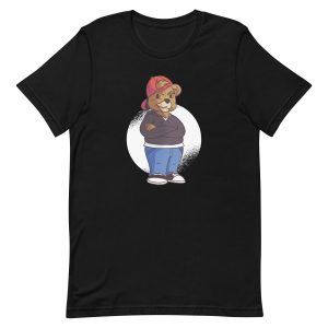 unisex-staple-t-shirt-black-front-6a1be0c4525f4.jpg Bear Cool T-Shirt