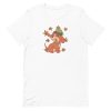 unisex-staple-t-shirt-white-front-6a1591d22654b.jpg Fall Dog T-Shirt
