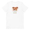 unisex-staple-t-shirt-white-front-6a15af0a45025.jpg Pitbull Terrier Head Love T-Shirt