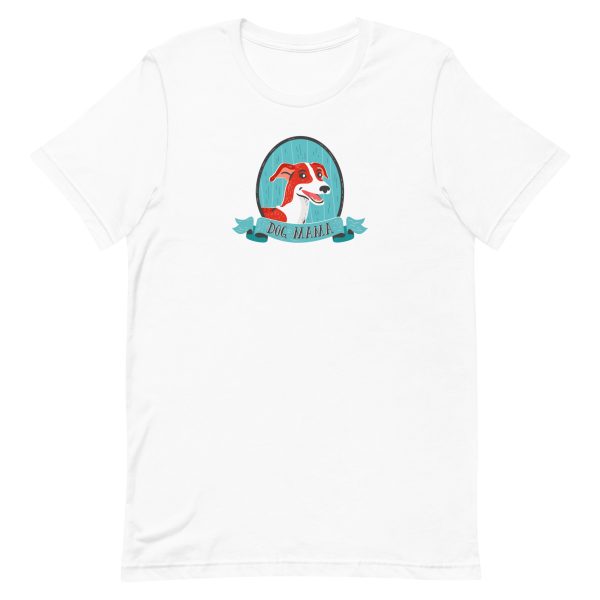 unisex-staple-t-shirt-white-front-6a1651c61407d.jpg Dog Mama T-Shirt