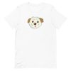 unisex-staple-t-shirt-white-front-6a1652d6f32de.jpg Cute Morkie Dog T-Shirt