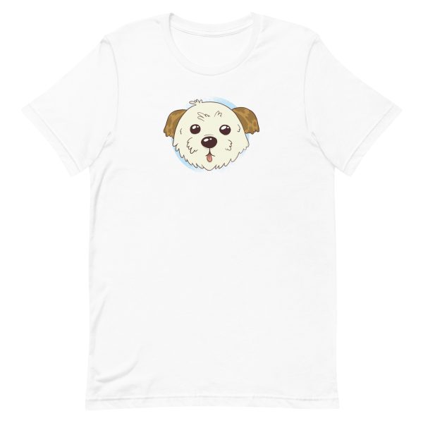 unisex-staple-t-shirt-white-front-6a1652d6f32de.jpg Cute Morkie Dog T-Shirt