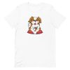 unisex-staple-t-shirt-white-front-6a1654139ca5f.jpg Dog Gamer T-Shirt