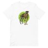 unisex-staple-t-shirt-white-front-6a165f28c141f.jpg Greyhound Dog Cyborg T-Shirt