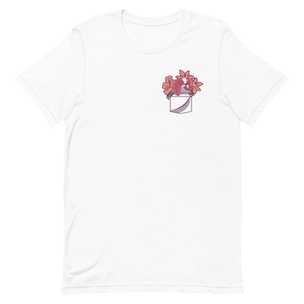 unisex-staple-t-shirt-white-front-6a16882d5e378.jpg Pocket Dog T-Shirt