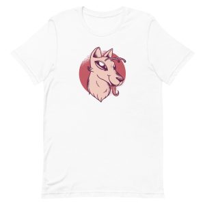 unisex-staple-t-shirt-white-front-6a168a2e5d896.jpg Alien Dog T-Shirt
