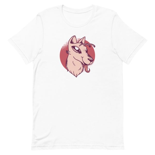 unisex-staple-t-shirt-white-front-6a168a2e5d896.jpg Alien Dog T-Shirt