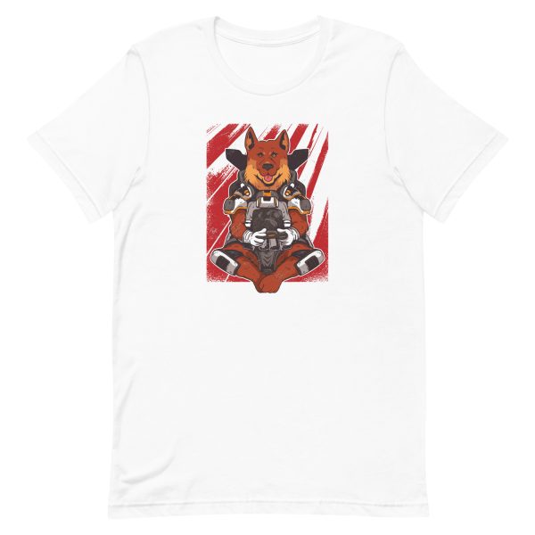 unisex-staple-t-shirt-white-front-6a168bcd5a8ac.jpg German Shepherd Apex T-Shirt