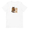 unisex-staple-t-shirt-white-front-6a168d7e491dd.jpg Paris German Shepherd T-Shirt