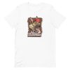 unisex-staple-t-shirt-white-front-6a168fd0ede9c.jpg Hello Summer Dog T-Shirt