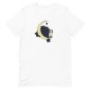 unisex-staple-t-shirt-white-front-6a169256e0549.jpg Dog On The Moon T-Shirt