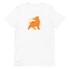 unisex-staple-t-shirt-white-front-6a1692b0e9e58.jpg Yoga Dog T-Shirt