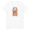 unisex-staple-t-shirt-white-front-6a169480a7195.jpg Cavalier King Charles Coffee T-Shirt