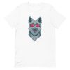 unisex-staple-t-shirt-white-front-6a1694d51291b.jpg Cool German Shepherd T-Shirt