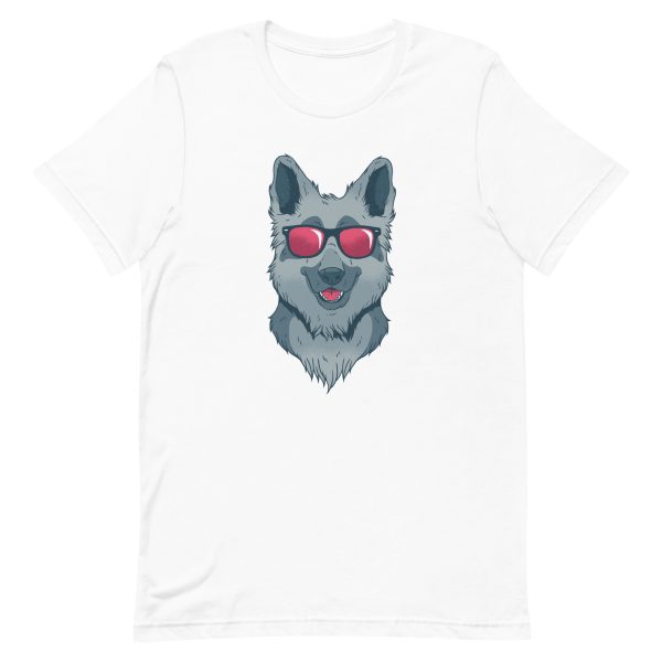 unisex-staple-t-shirt-white-front-6a1694d51291b.jpg Cool German Shepherd T-Shirt