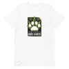 unisex-staple-t-shirt-white-front-6a16c48b120cc.jpg Dogs and Weed T-Shirt