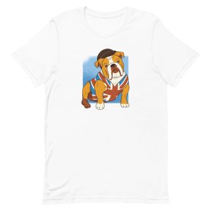 unisex-staple-t-shirt-white-front-6a16c644c45ff.jpg British Bulldog T-Shirt