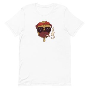 unisex-staple-t-shirt-white-front-6a16c7a08f265.jpg Thug Pug T-Shirt