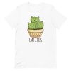 unisex-staple-t-shirt-white-front-6a16d7f3d687a.jpg Cute Catctus T-Shirt