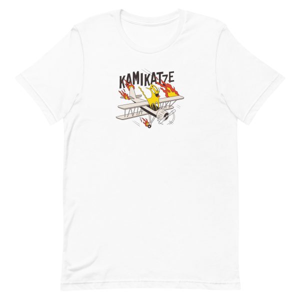 unisex-staple-t-shirt-white-front-6a16e4aaba332.jpg Kamikatze T-Shirt