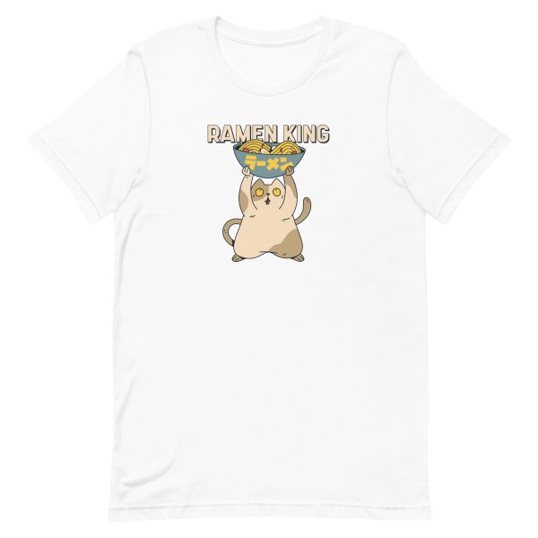unisex-staple-t-shirt-white-front-6a16e5b60aa15.jpg Ramen King T-Shirt