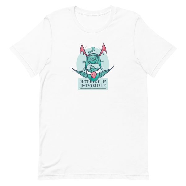 unisex-staple-t-shirt-white-front-6a179d6b3c8de.jpg Nothing Is Impossible T-Shirt