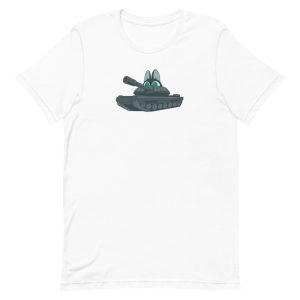 unisex-staple-t-shirt-white-front-6a179e1803f44.jpg Cat Tank T-Shirt